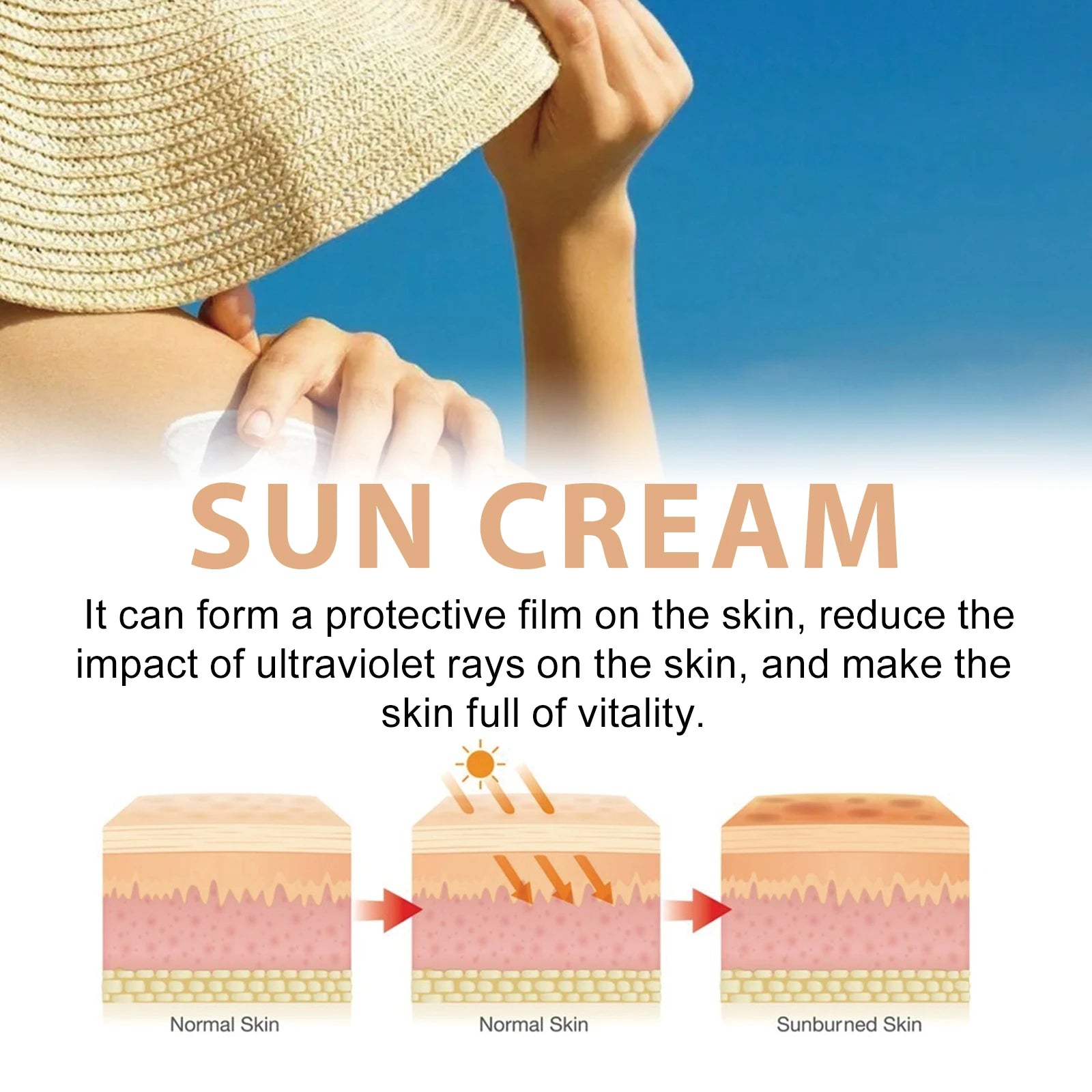 SPF50+ UV Shield Sunscreen Cream