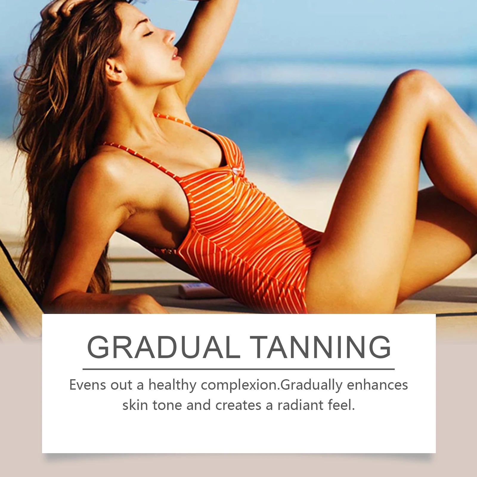 Oceaura 100g Fake Tan Body Cream – Tanning Accelerator Lotion