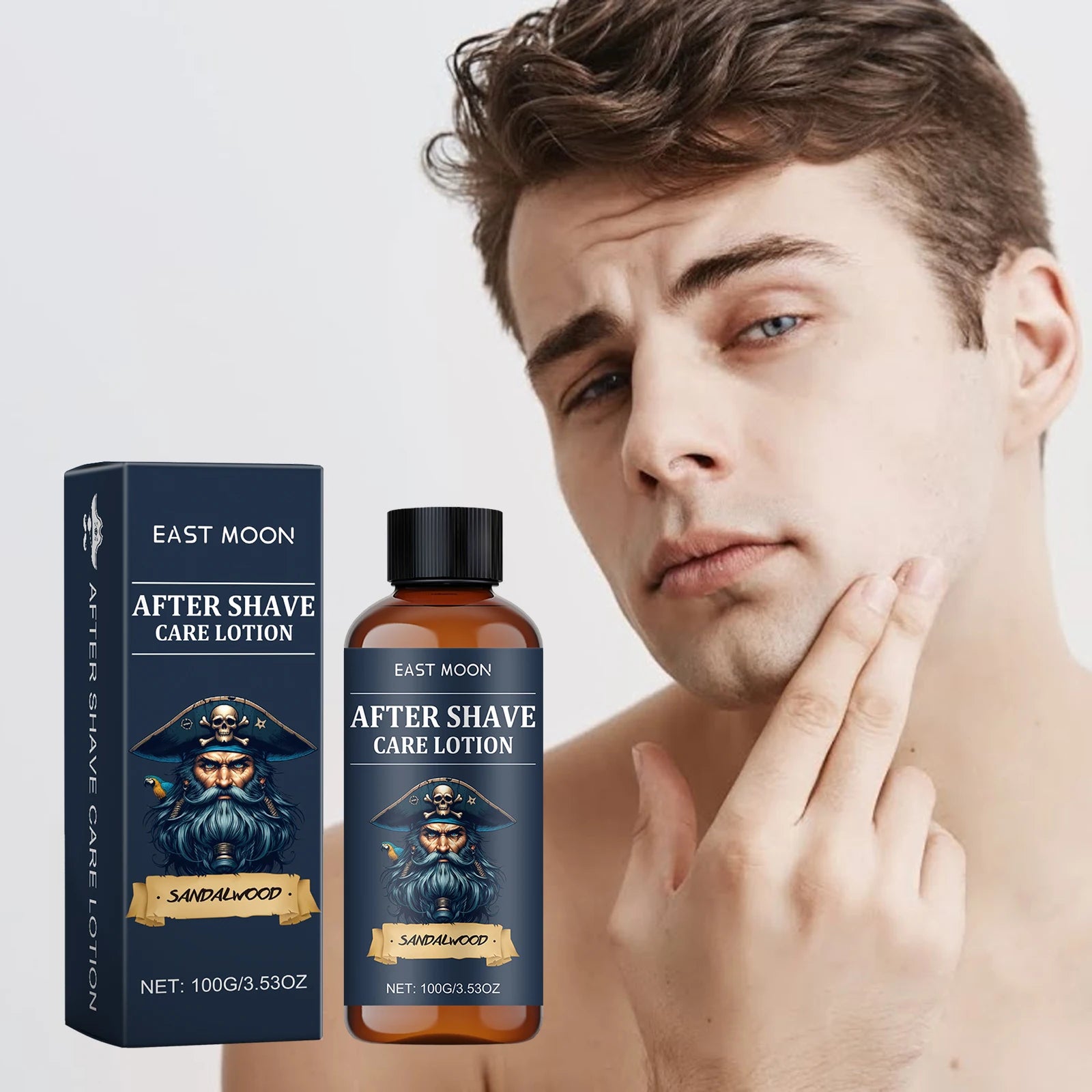 East Moon Aftershave Lotion – Soothing & Moisturizing Skin Care for Men
