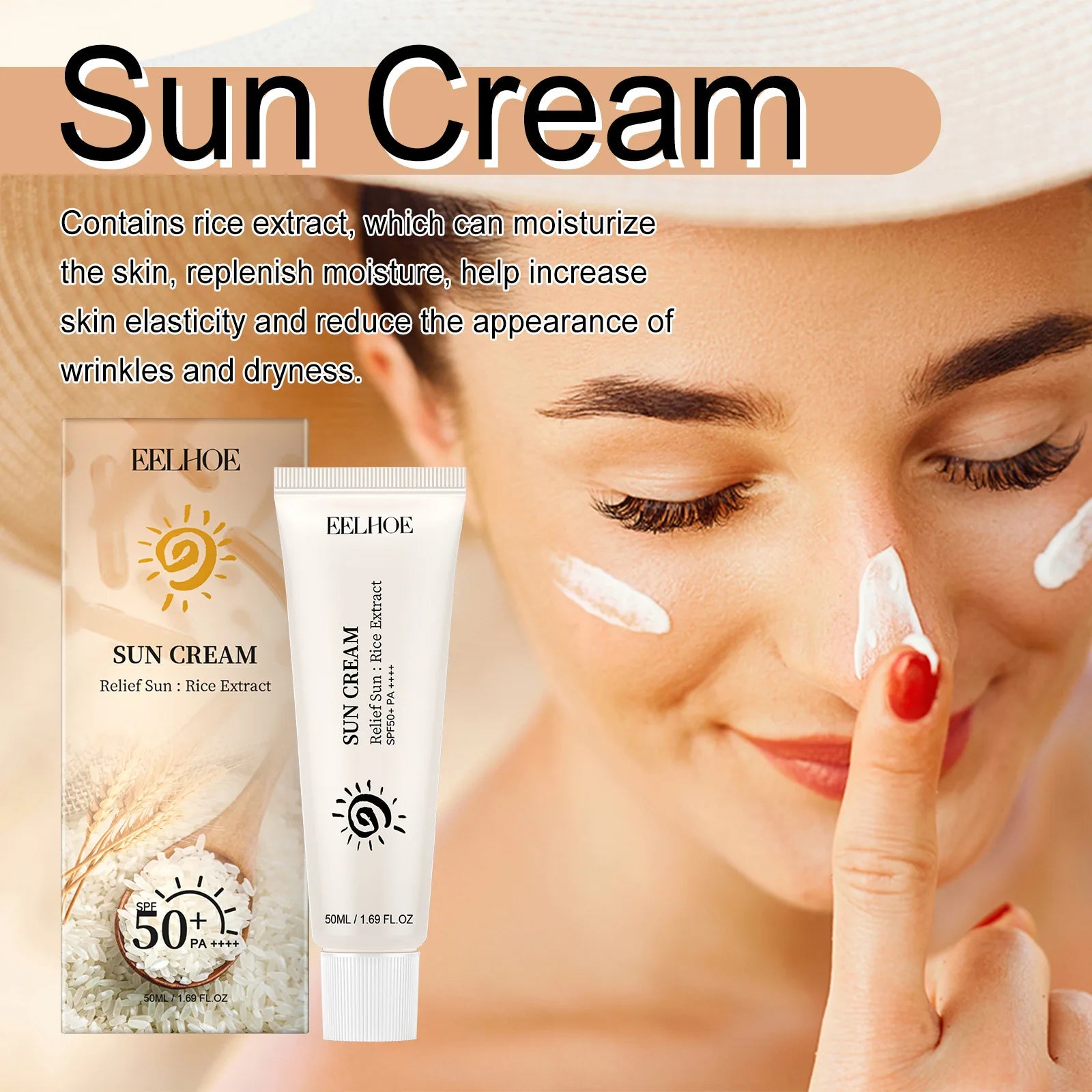 SPF50+ UV Shield Sunscreen Cream