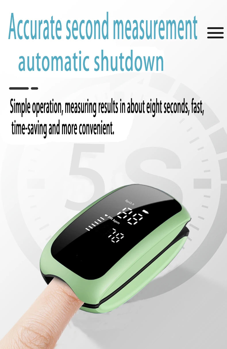 Rechargeable Finger Pulse Oximeter
