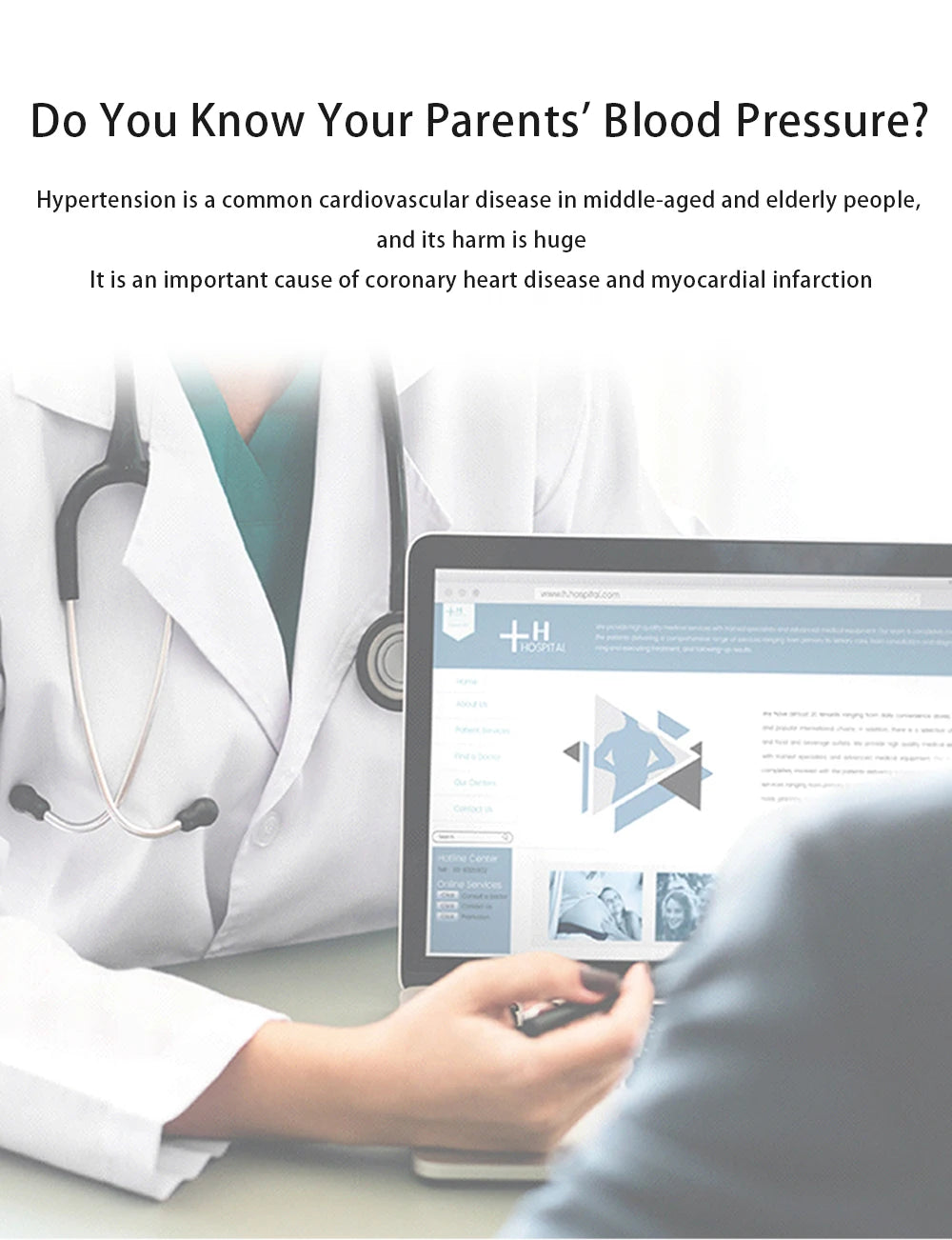 AICARE Upper Arm Digital Blood Pressure Monitor