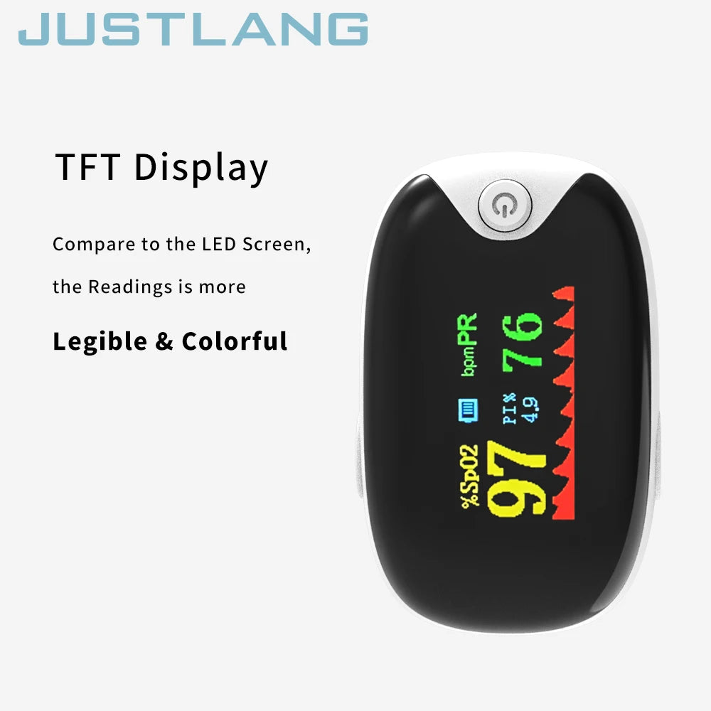 Medical Finger Pulse Oximeter – Oxygen & Heart Rate Monitor