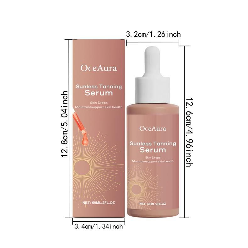 Herbal Sunless Tanning Serum Drops – Natural Bronzer