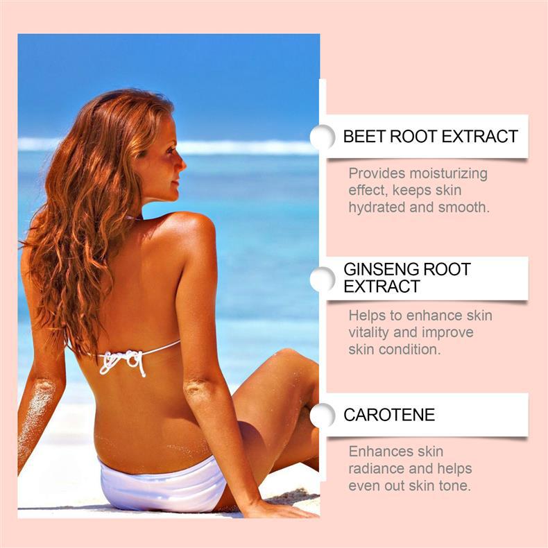 Herbal Sunless Tanning Serum Drops – Natural Bronzer