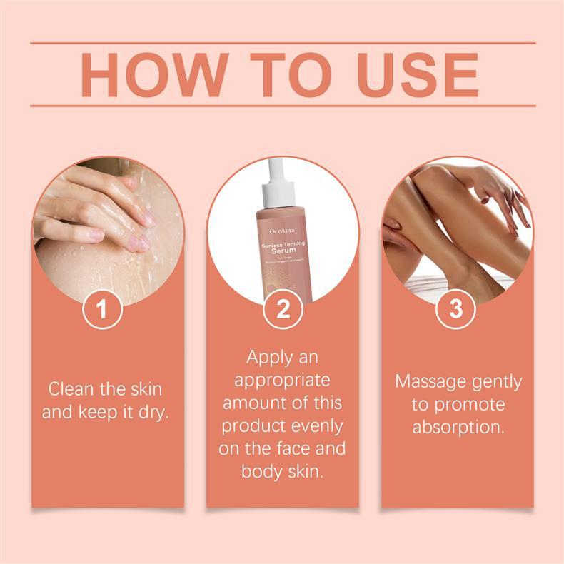 Herbal Sunless Tanning Serum Drops – Natural Bronzer