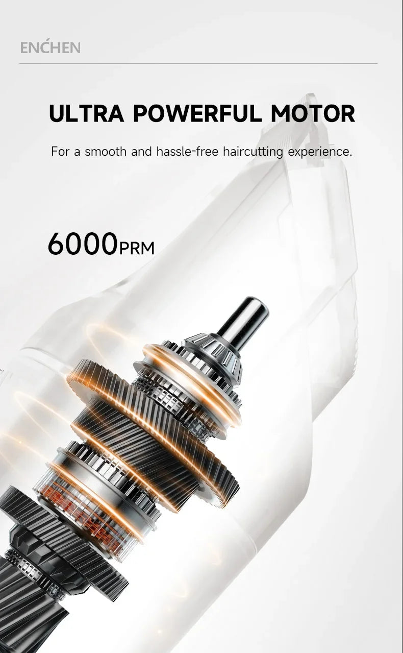 ENCHEN Cordless Hair Clipper & Beard Trimmer – Adjustable Body Groomer