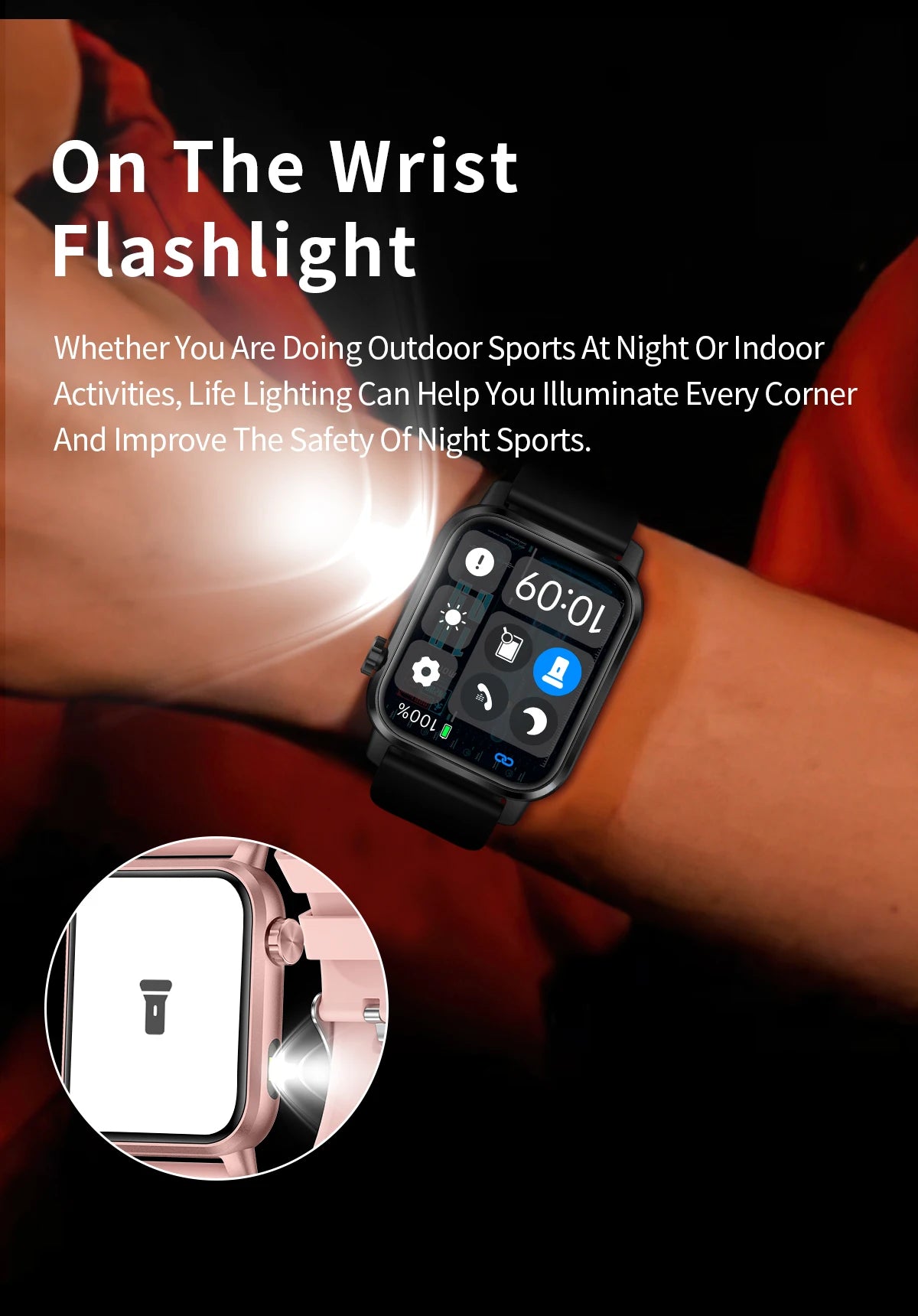 Men's Bluetooth Call Smart Watch – IP68 Waterproof Fitness Tracker