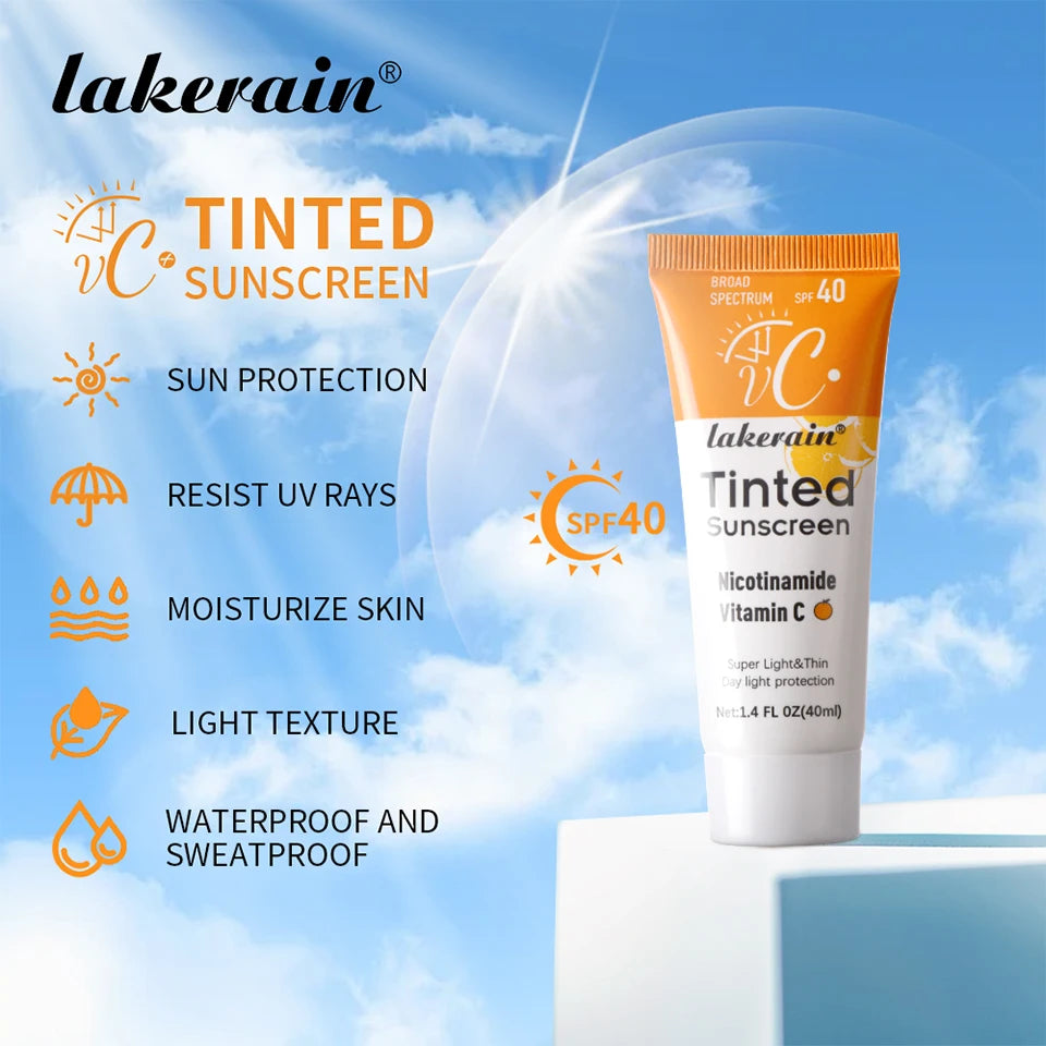 SPF40 Tinted VC Moisturizing Sunscreen Cream
