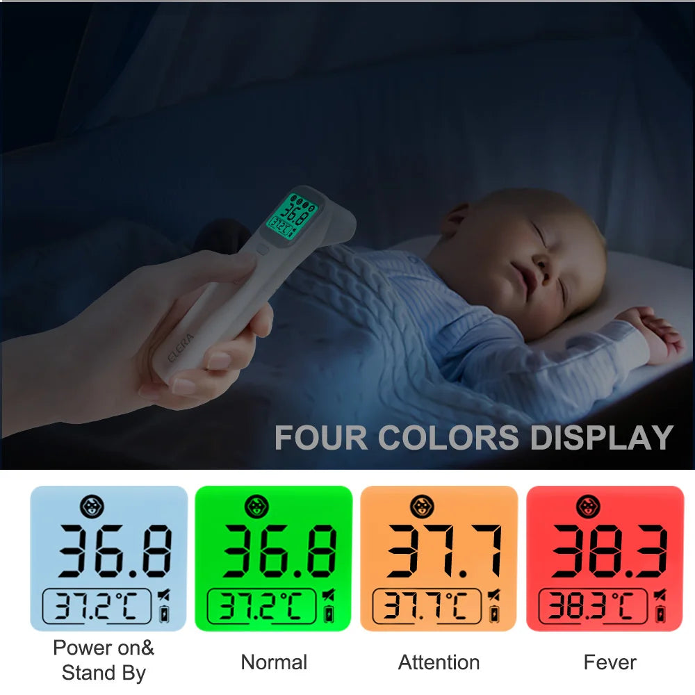 ELERA Infrared Thermometer – Non-Contact Forehead & Ear Temperature Scanner