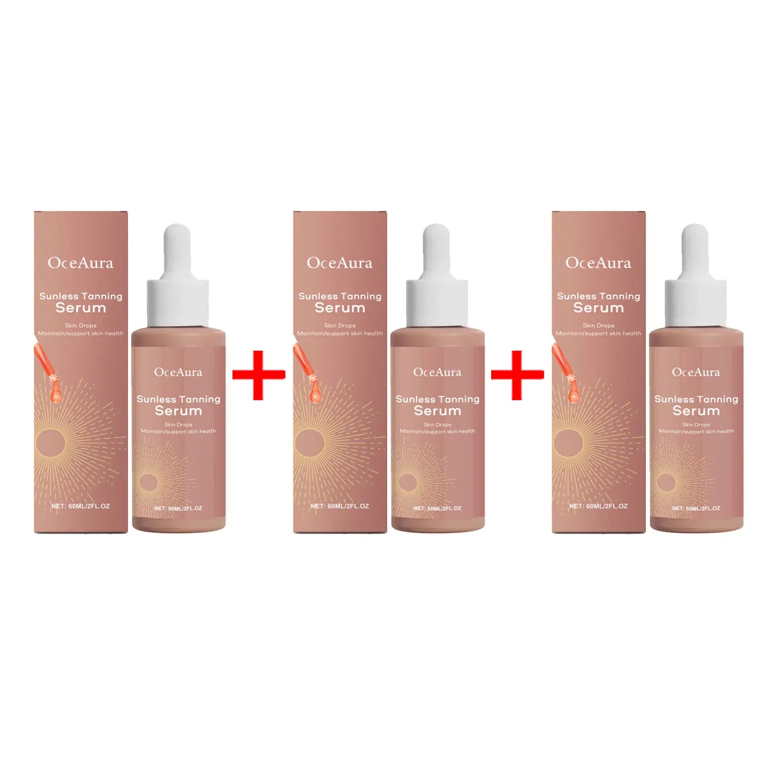 Herbal Sunless Tanning Serum Drops – Natural Bronzer