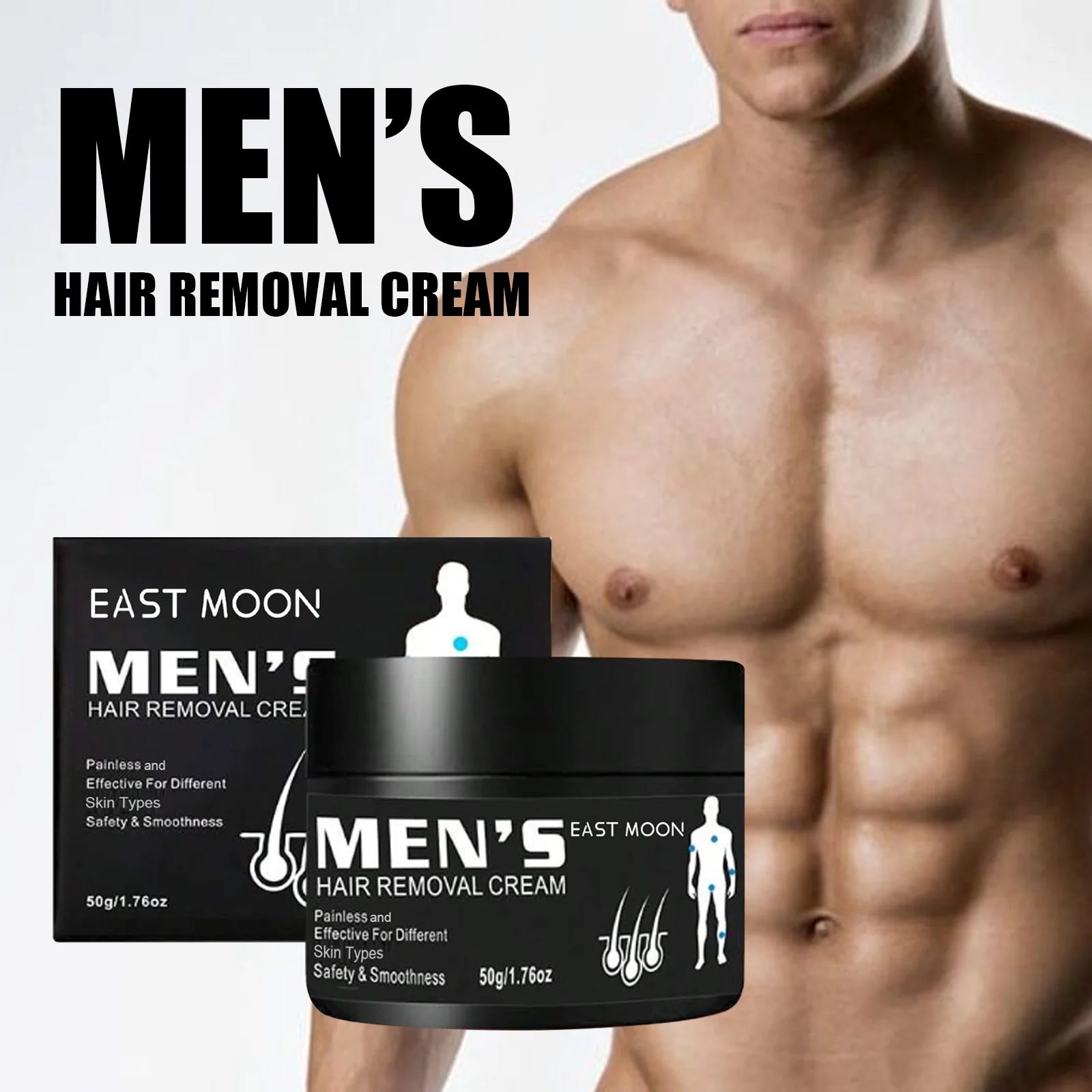 Men’s Aloe Hair Removal Cream – Nourishing & Painless Formula