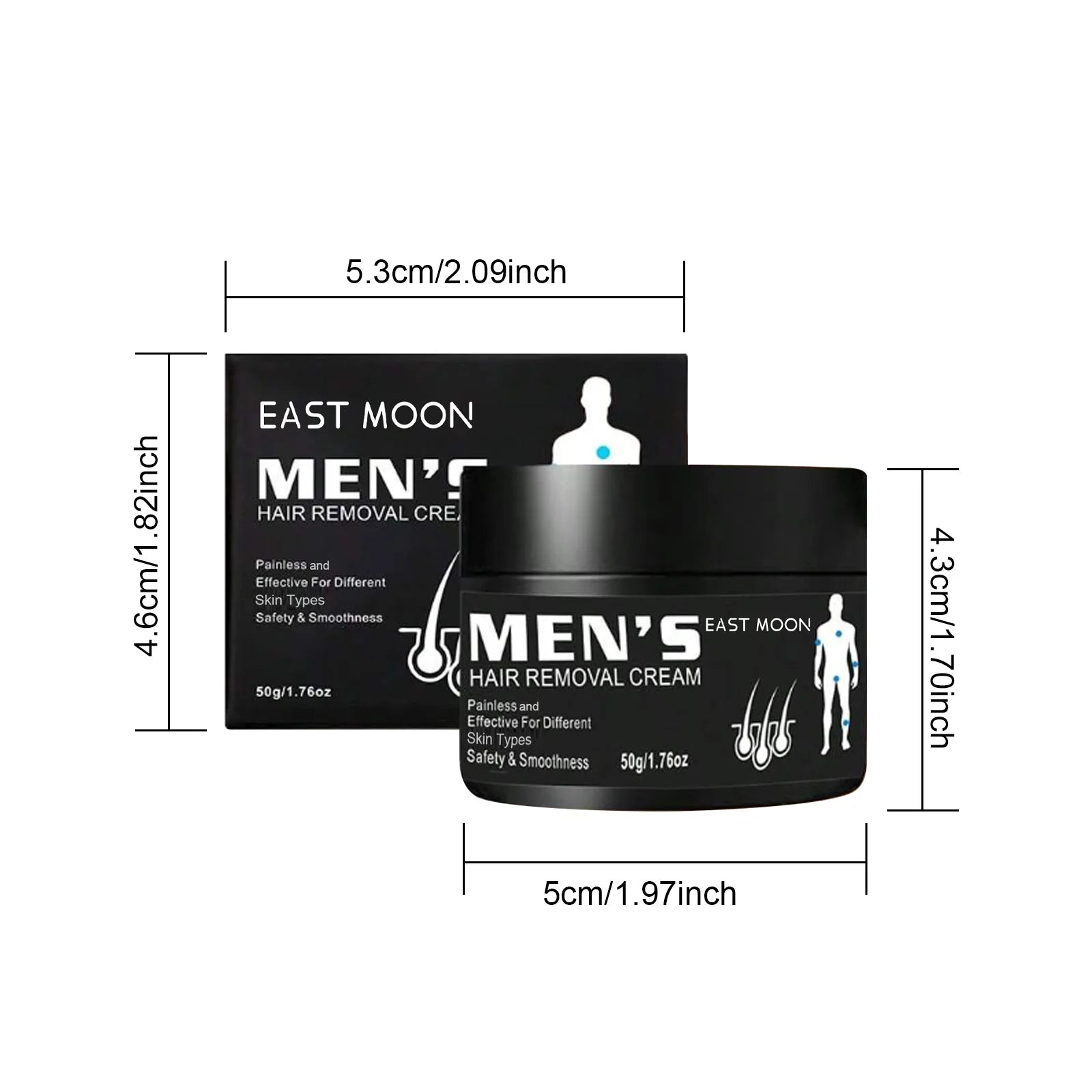 Men’s Aloe Hair Removal Cream – Nourishing & Painless Formula