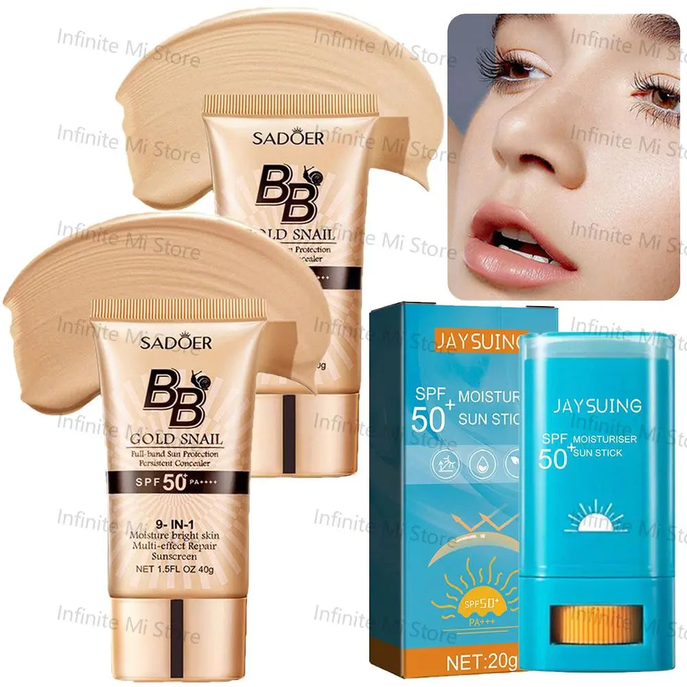 Gold Snail BB Cream SPF50 – Sunscreen & Concealer Moisturizer
