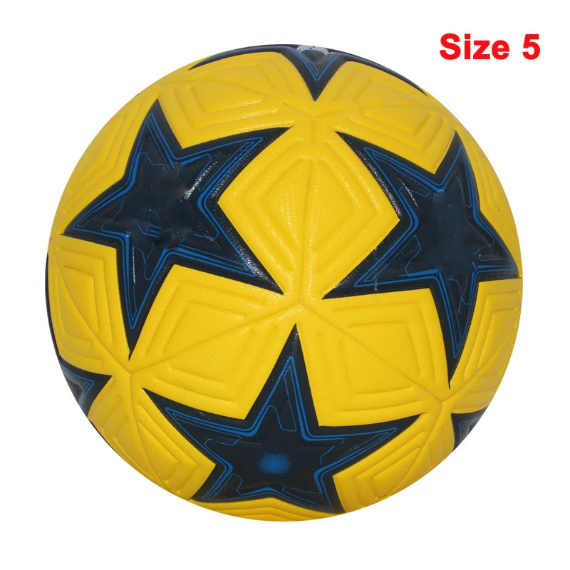 Standard Soccer Ball – Professional Seamless PU Football (Sizes 4 & 5)