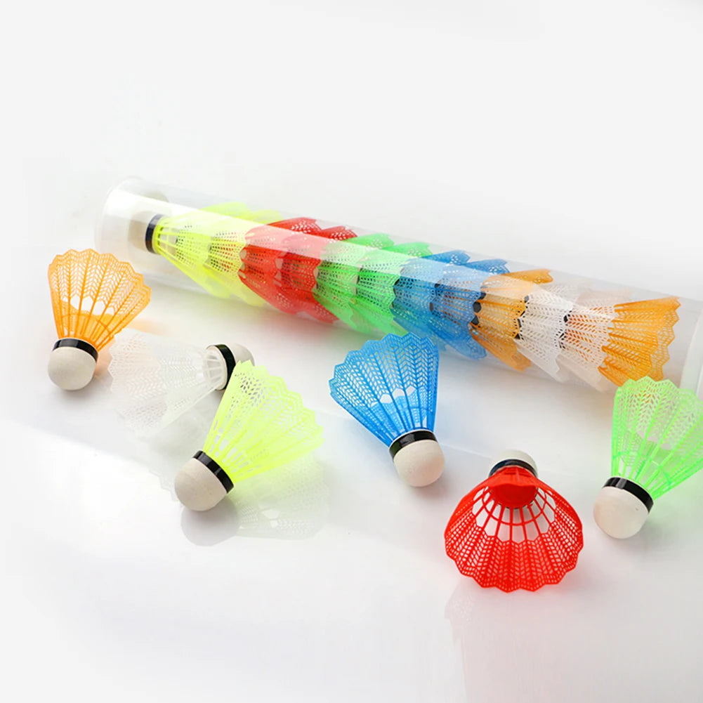 12pcs Lightweight Plastic Badminton Shuttlecocks