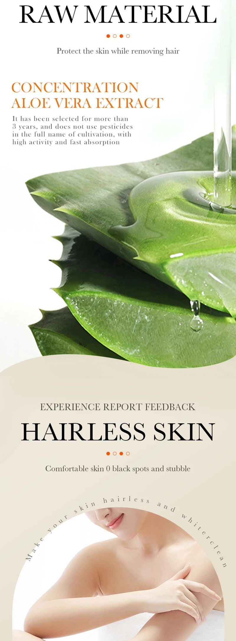 Permanent Hair Removal Cream – Painless Epilator for Intimate Areas