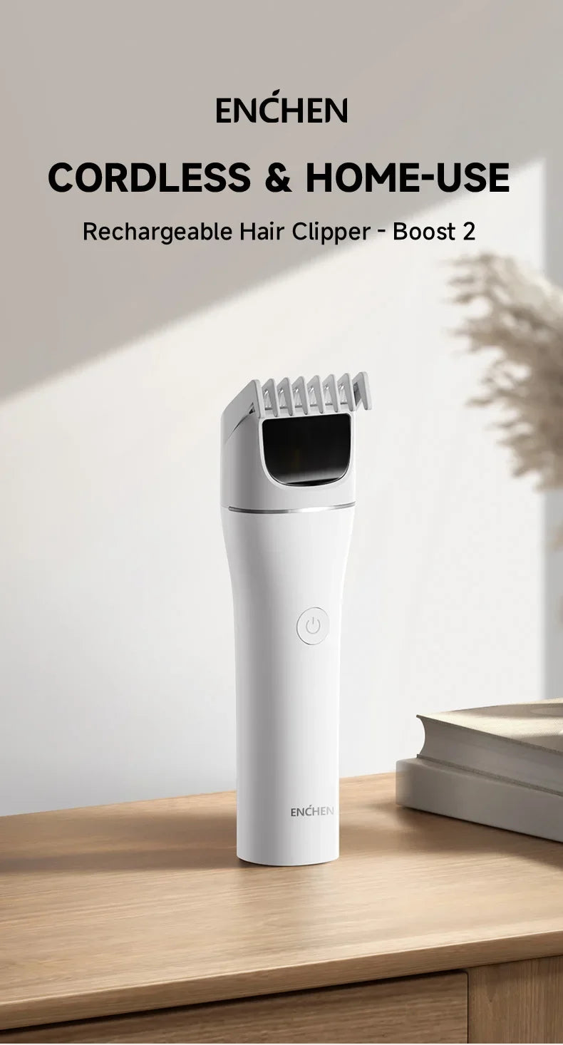 ENCHEN Cordless Hair Clipper & Beard Trimmer – Adjustable Body Groomer
