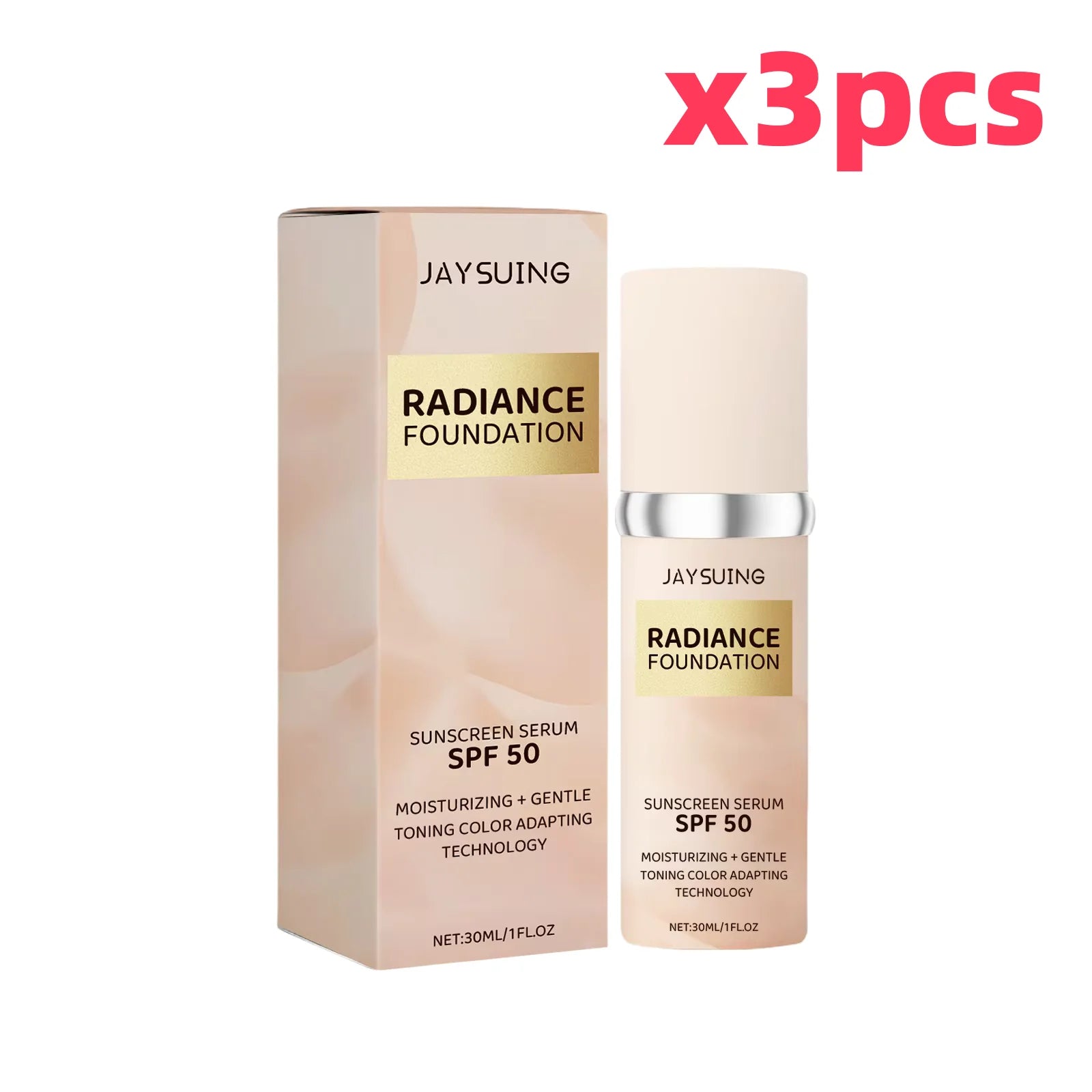 Lightweight Sunscreen Foundation Cream