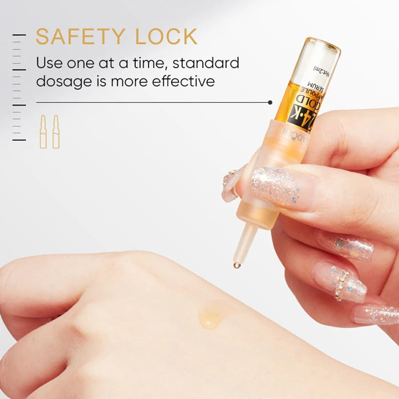 24K Gold Anti-Aging Face Serum – Dark Spot & Wrinkle Remover