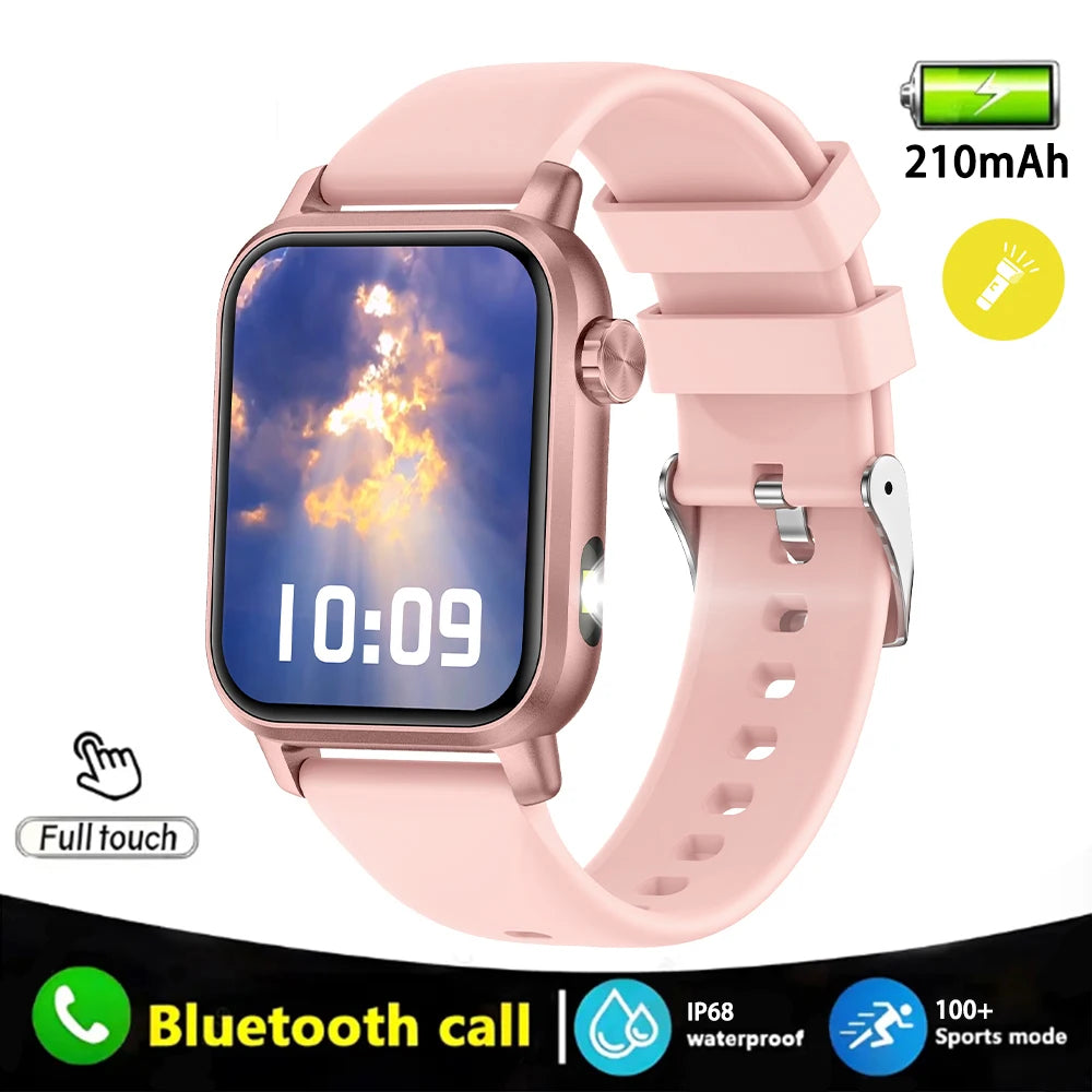 Men's Bluetooth Call Smart Watch – IP68 Waterproof Fitness Tracker