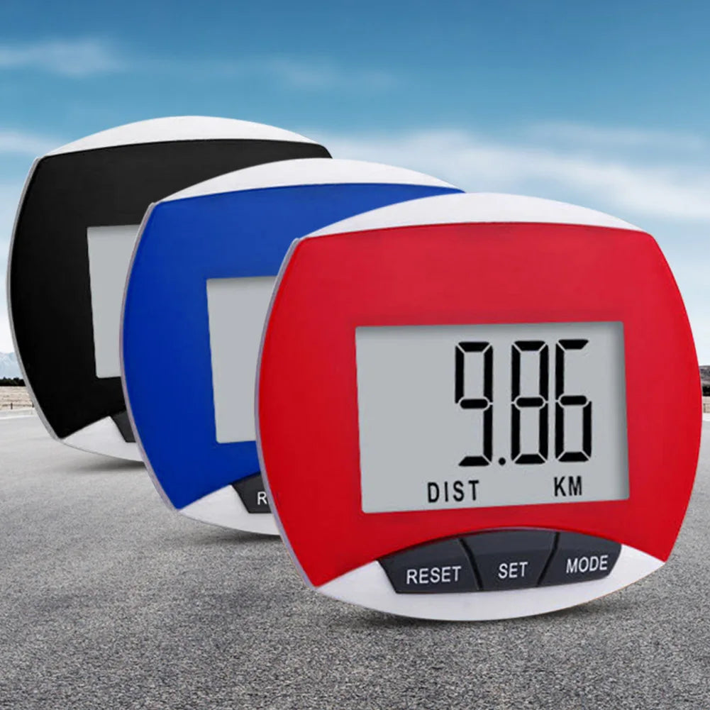 Digital Clip-On Pedometer – Step & Calorie Counter with LCD Display