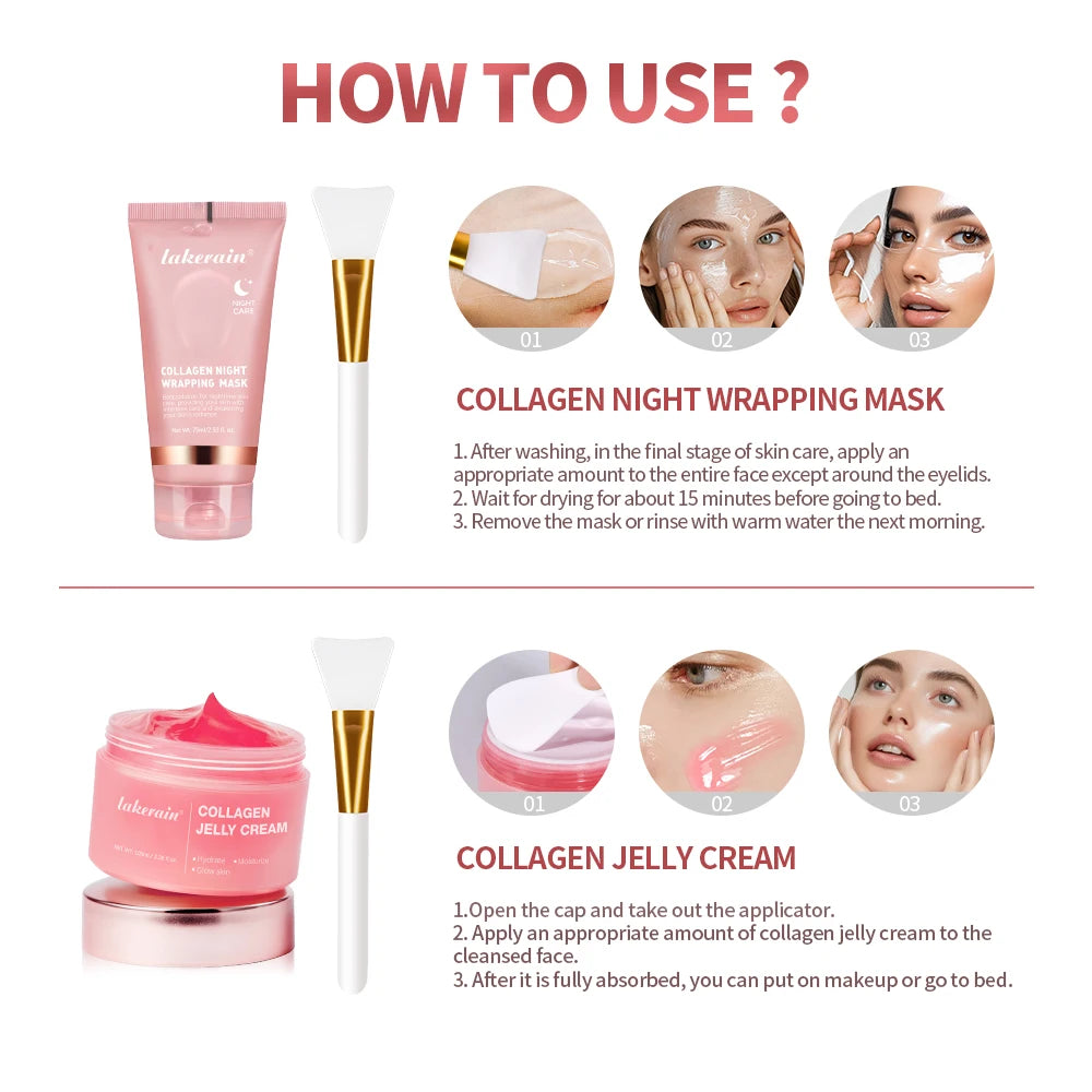Collagen Jelly Cream – Overnight Hydrating & Firming Facial Mask