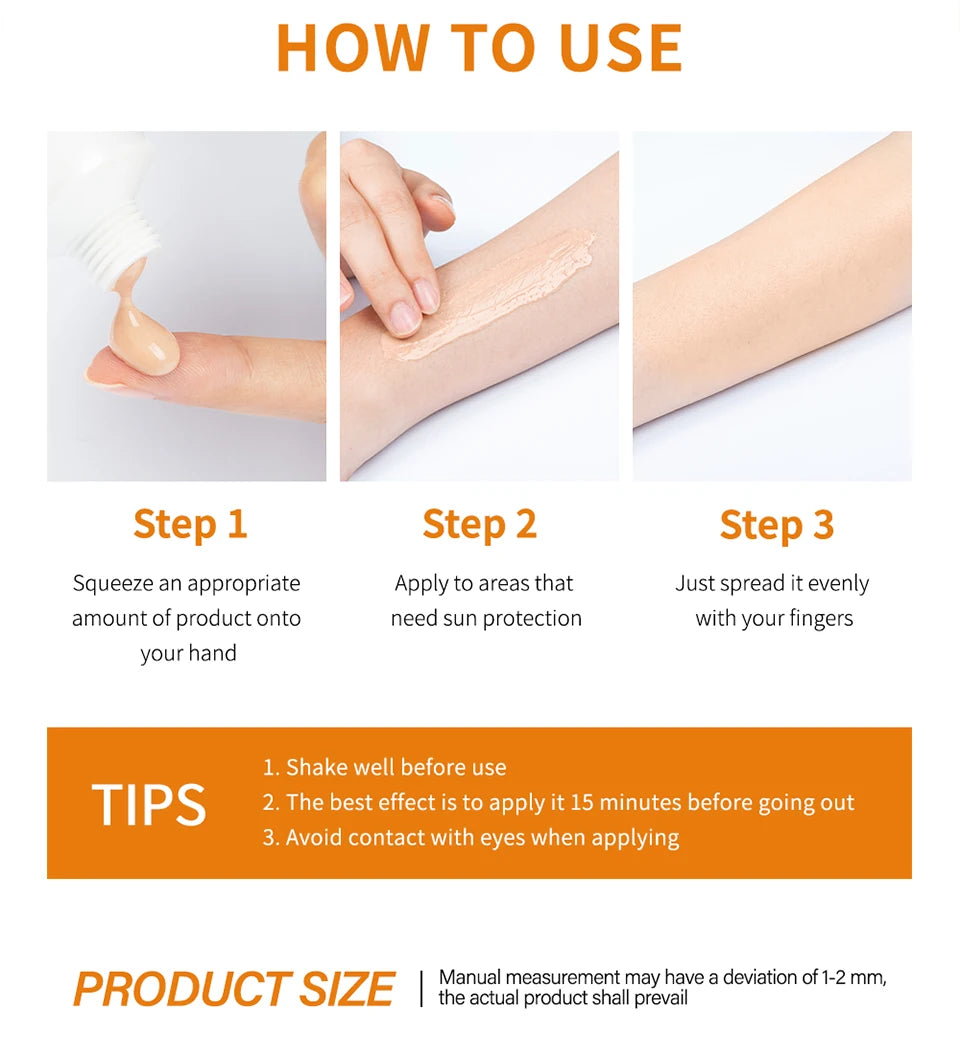 SPF40 Tinted VC Moisturizing Sunscreen Cream