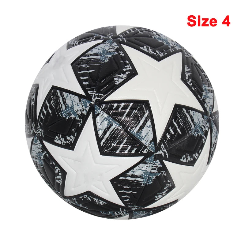 Standard Soccer Ball – Professional Seamless PU Football (Sizes 4 & 5)