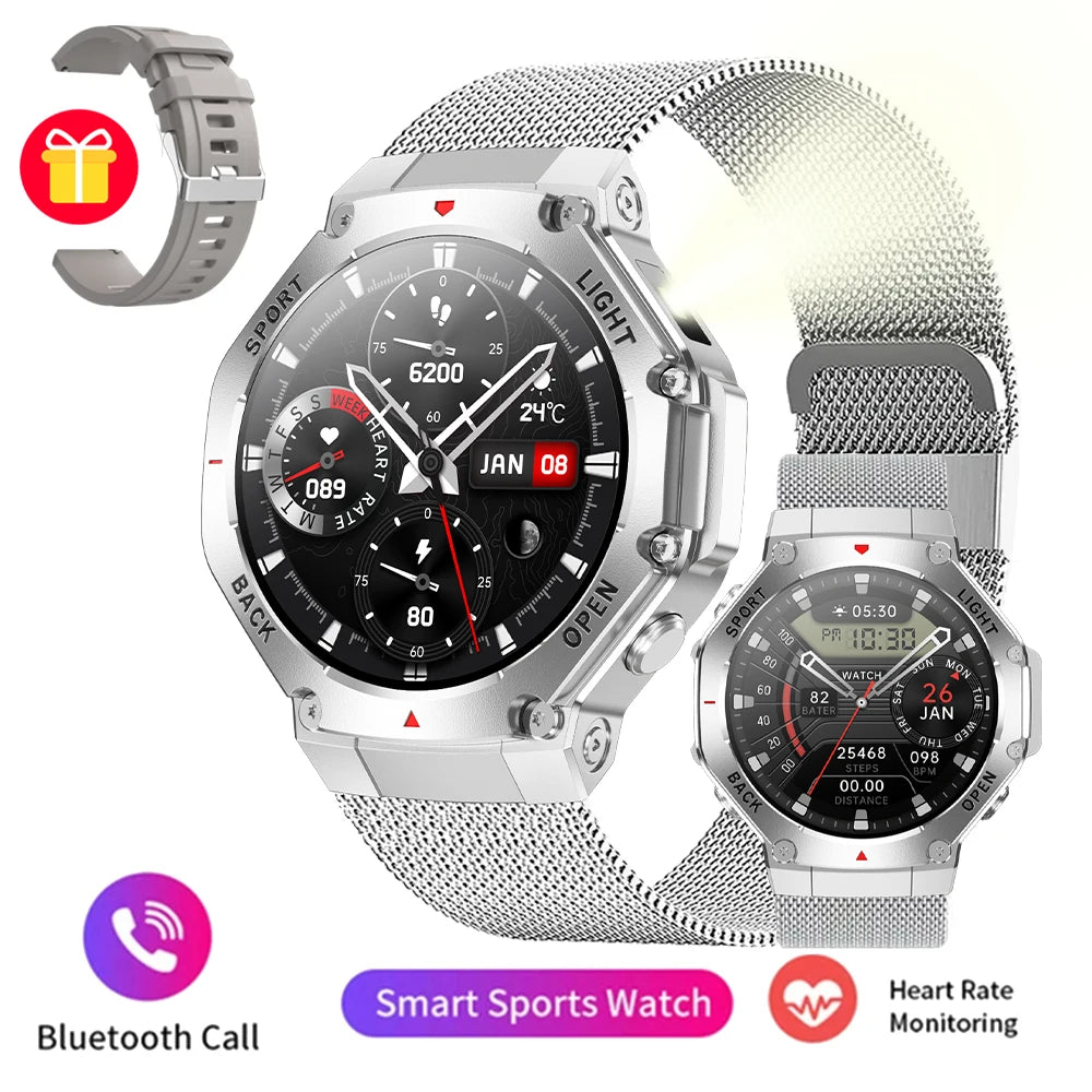 2025 Bluetooth 5.0 Smart Watch – Women's Health & Sports Tracker