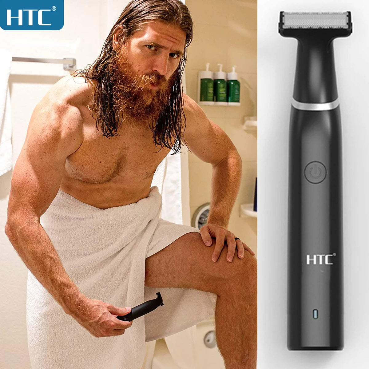 HTC Face & Body Hybrid Electric Trimmer and Shaver