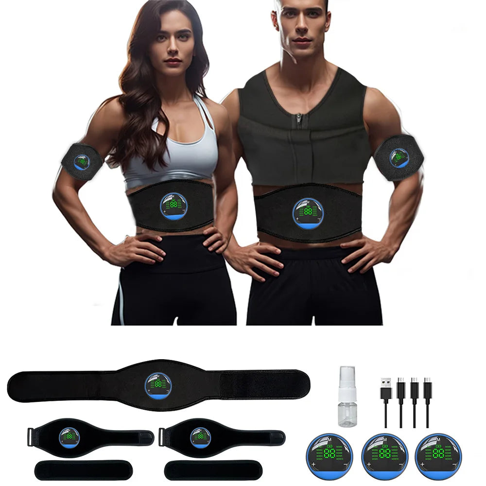 Smart EMS Core Trainer Belt with LED Display