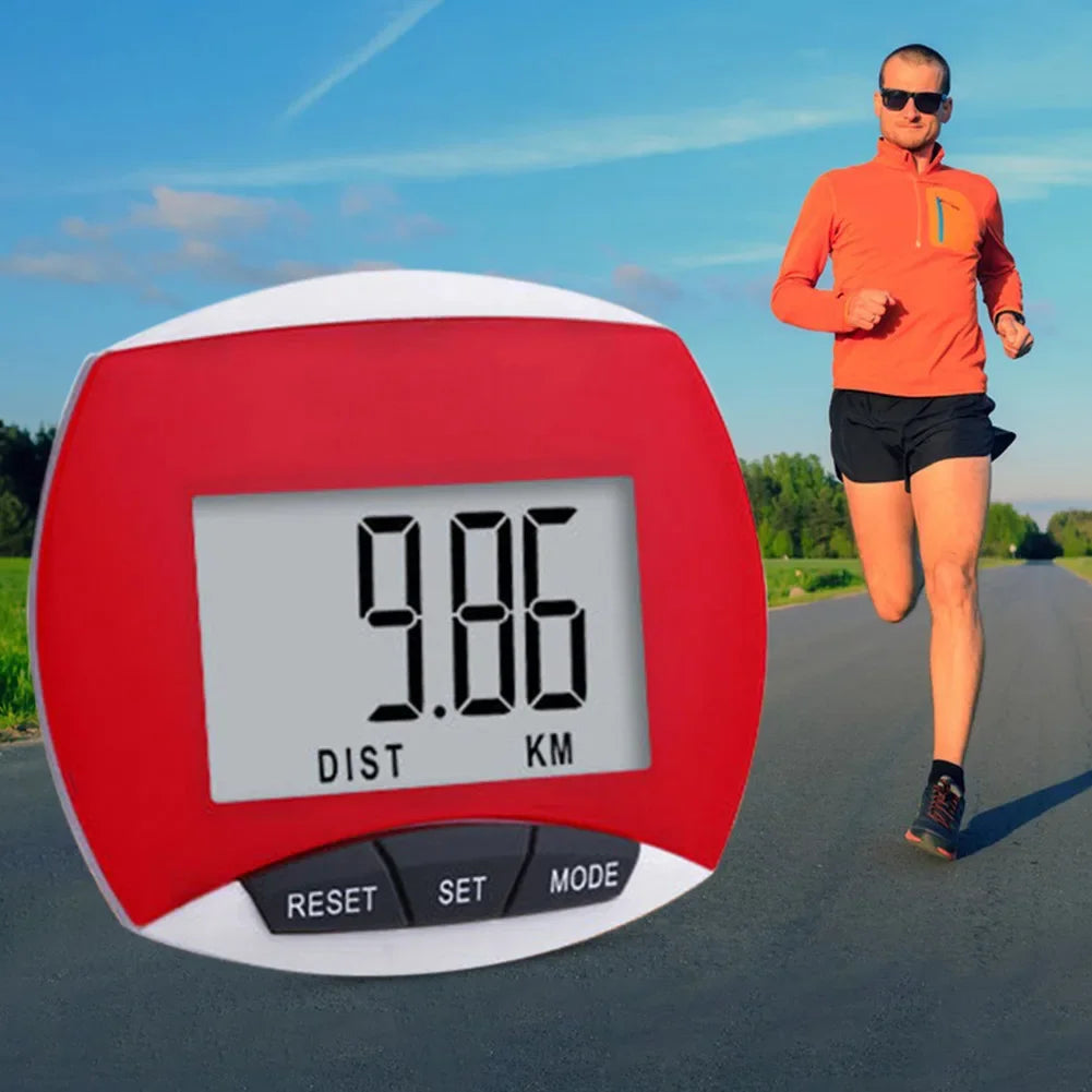 Digital Clip-On Pedometer – Step & Calorie Counter with LCD Display