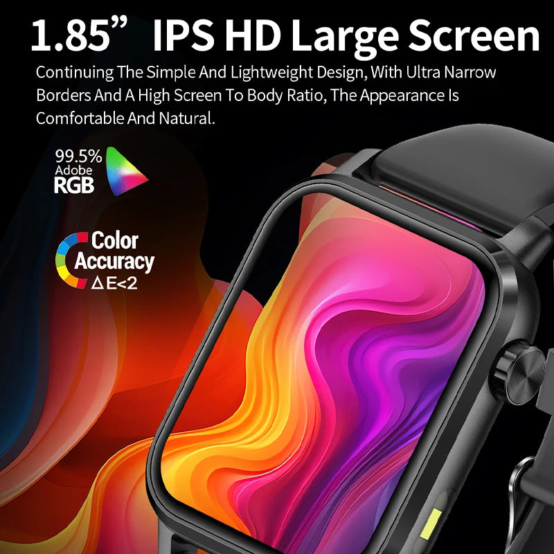 Men's Bluetooth Call Smart Watch – IP68 Waterproof Fitness Tracker