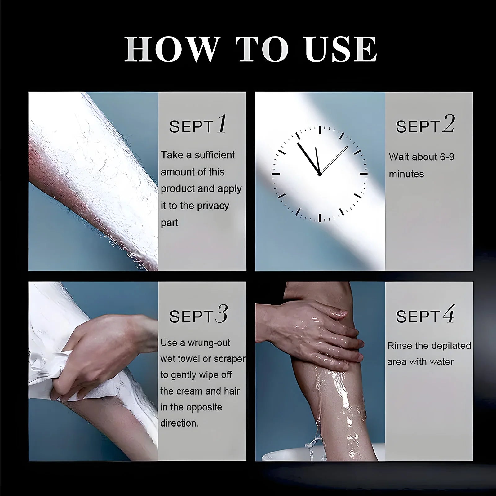 60g Hair Removal Cream – Painless & Quick Smooth Skin