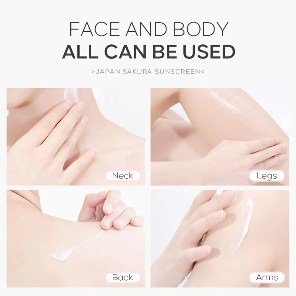 Sakura SPF50 Sunscreen Cream – Face & Body UV Protection