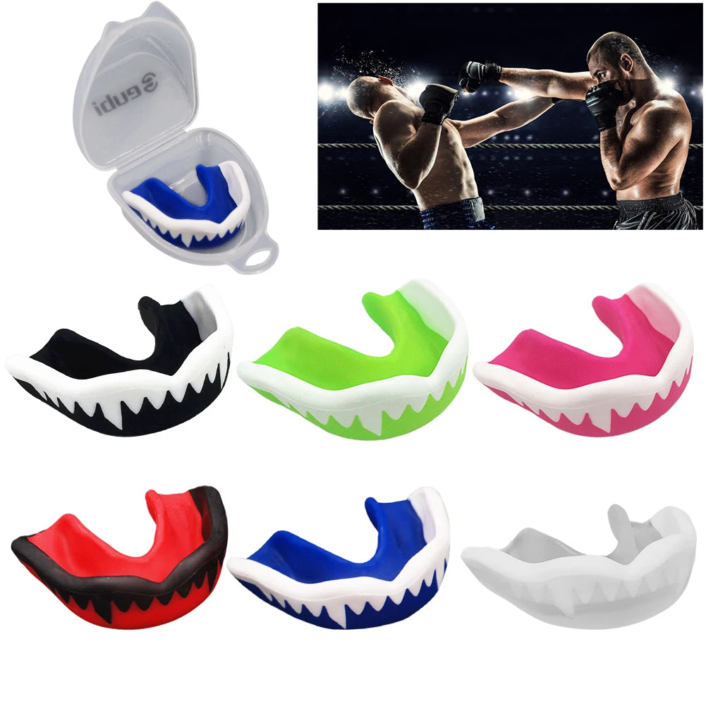 MMA Mouth Guard with Storage Box – Teeth Protector for Sports