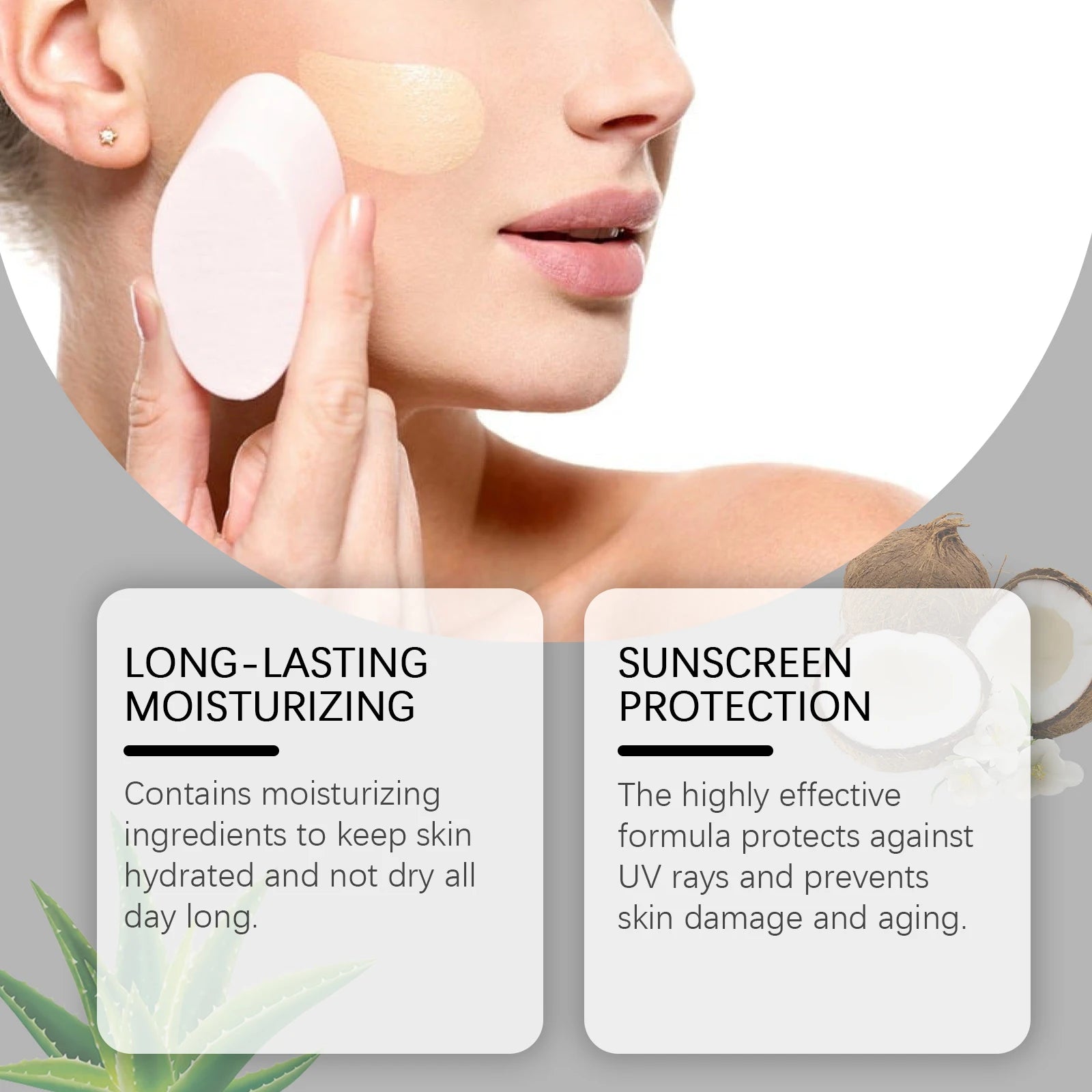 Full Coverage Matte Liquid Foundation with SPF15