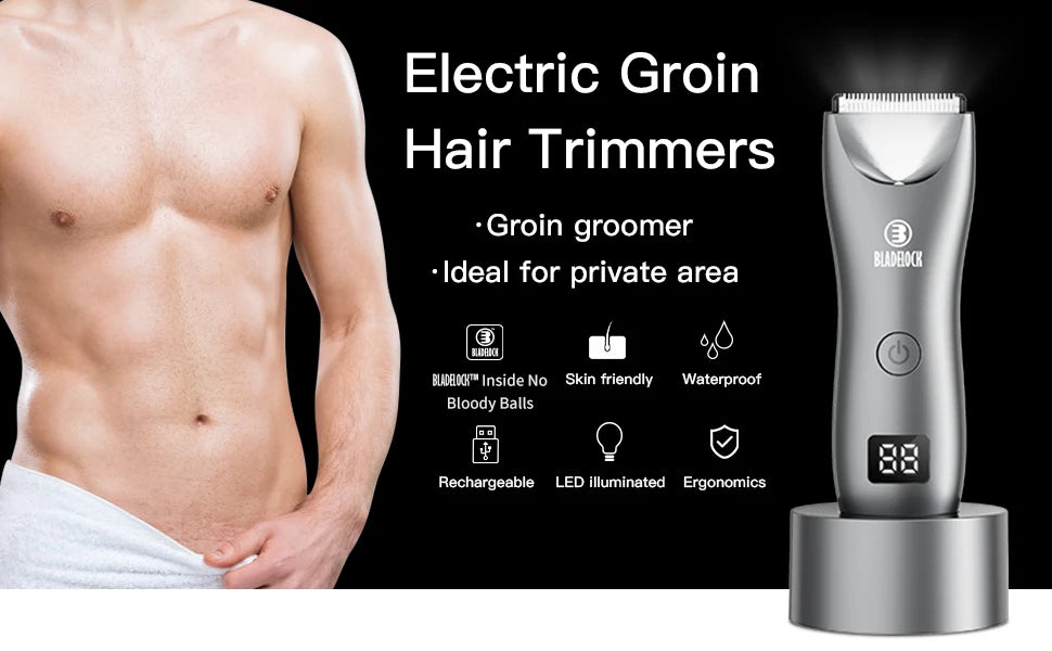 Professional Men's Groin & Body Hair Trimmer