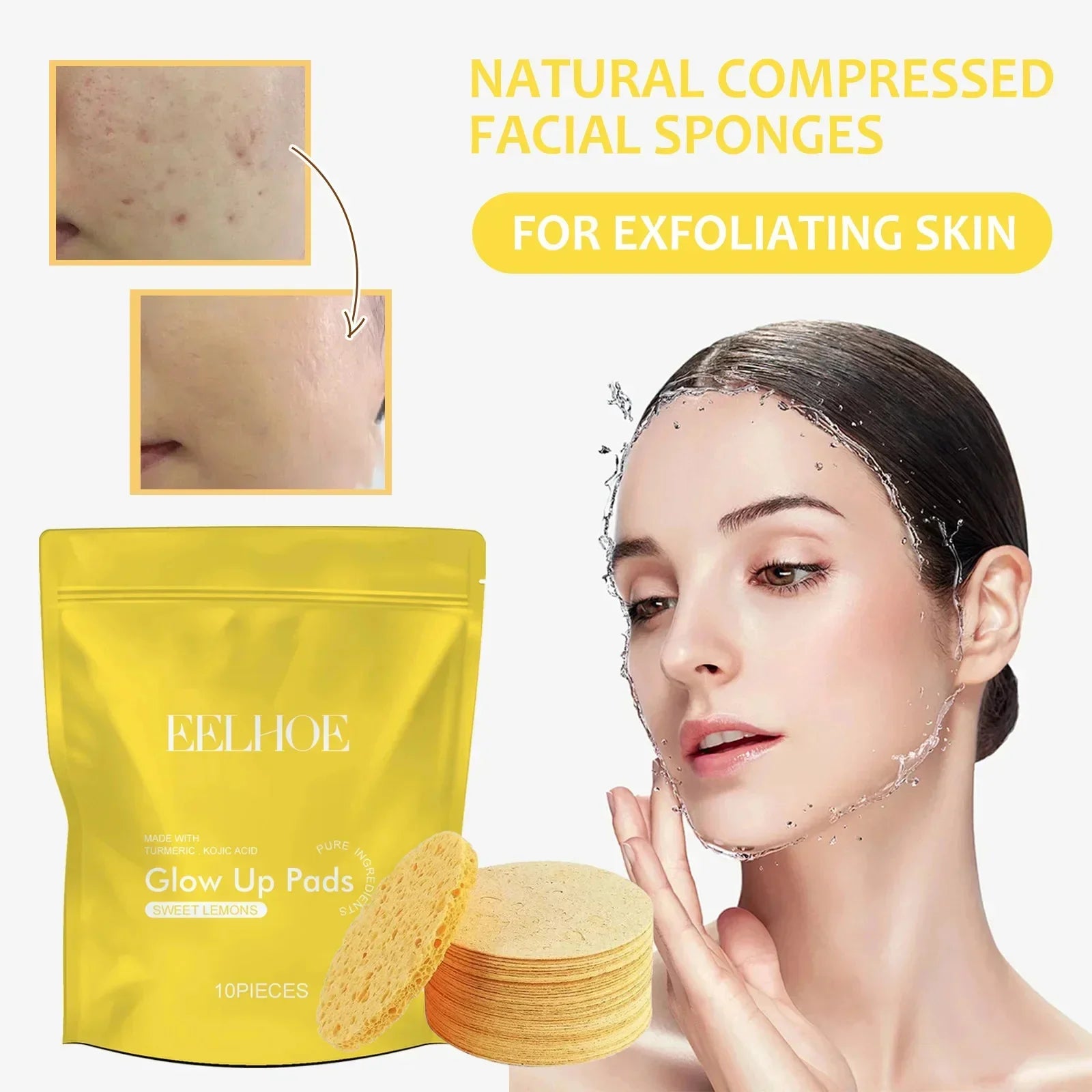 Turmeric Kojic Acid Exfoliating Cleansing Pads