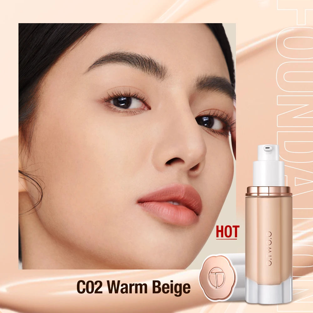 O.TWO.O High-Coverage Liquid Foundation Cream