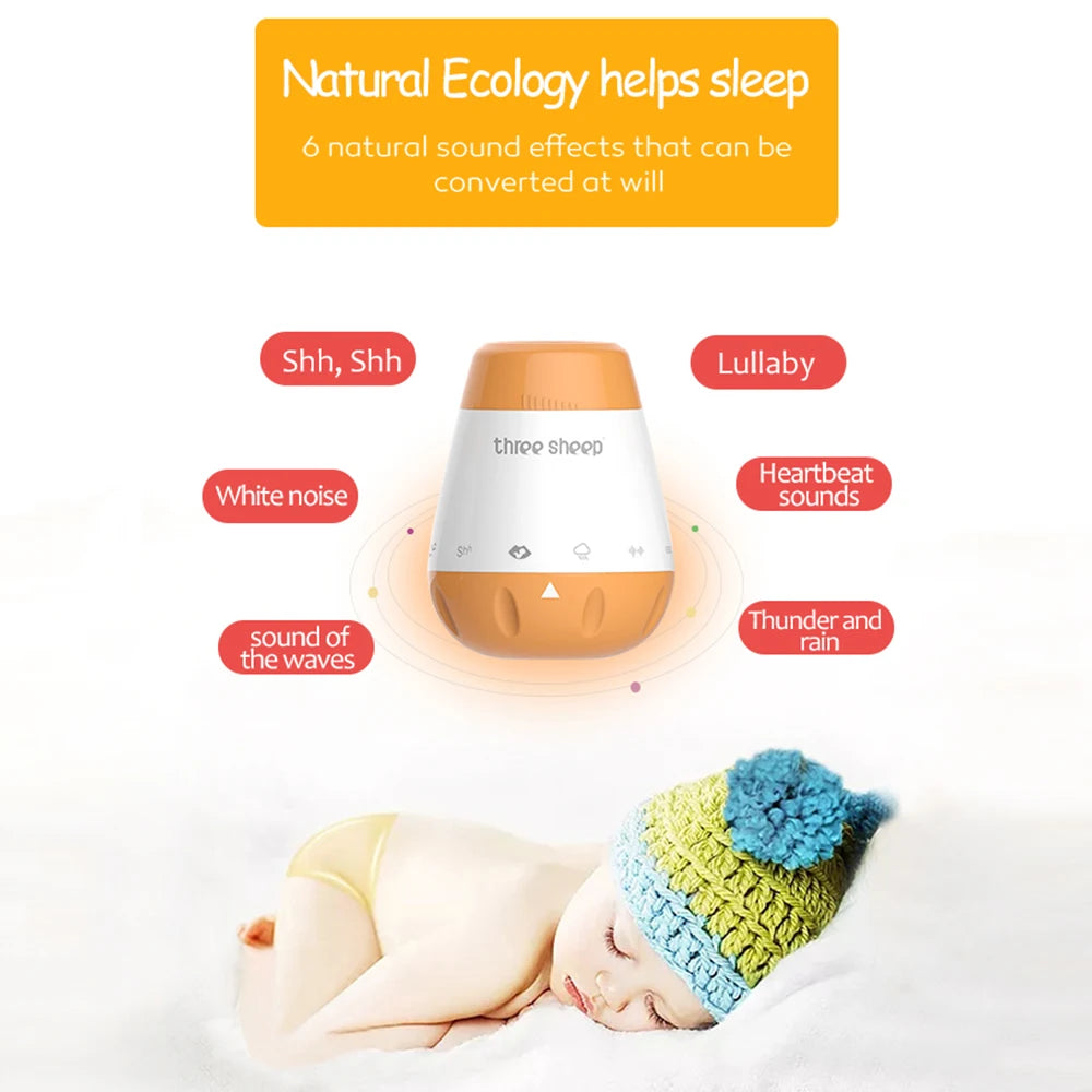 Smart Baby White Noise Machine – Sleep Aid & Sound Therapy Monitor