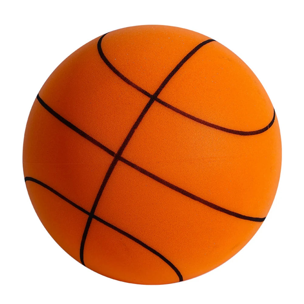 Indoor Silent Foam Basketball – Soft Mute Bounce Ball (18/21/24cm)