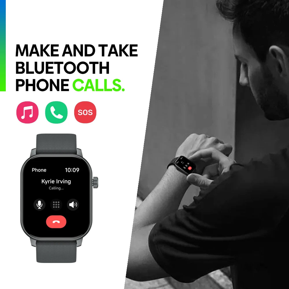 2025 Zeblaze GTS 3 GPS Smartwatch – 2.01" Sports & Health Tracker