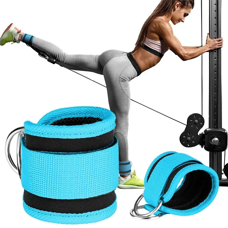 TPE Resistance Bands with Ankle Straps – Leg & Glute Training Set