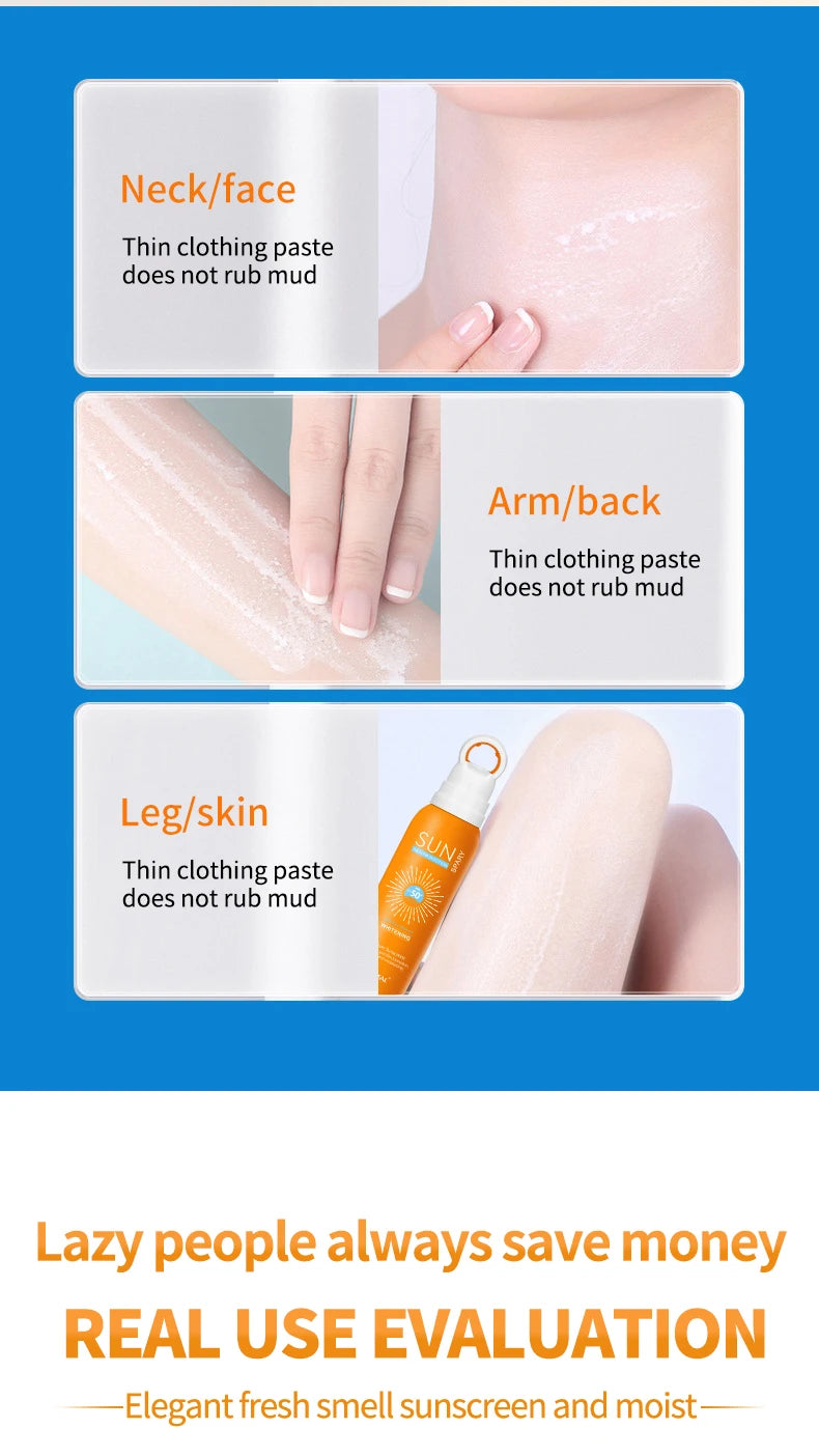 O’cheal Sunscreen Spray – 150ml Moisturizing & Anti-Aging SPF for Face & Body