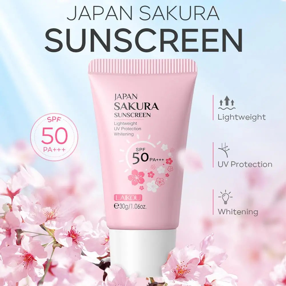 Sakura SPF50 Sunscreen Cream – Face & Body UV Protection