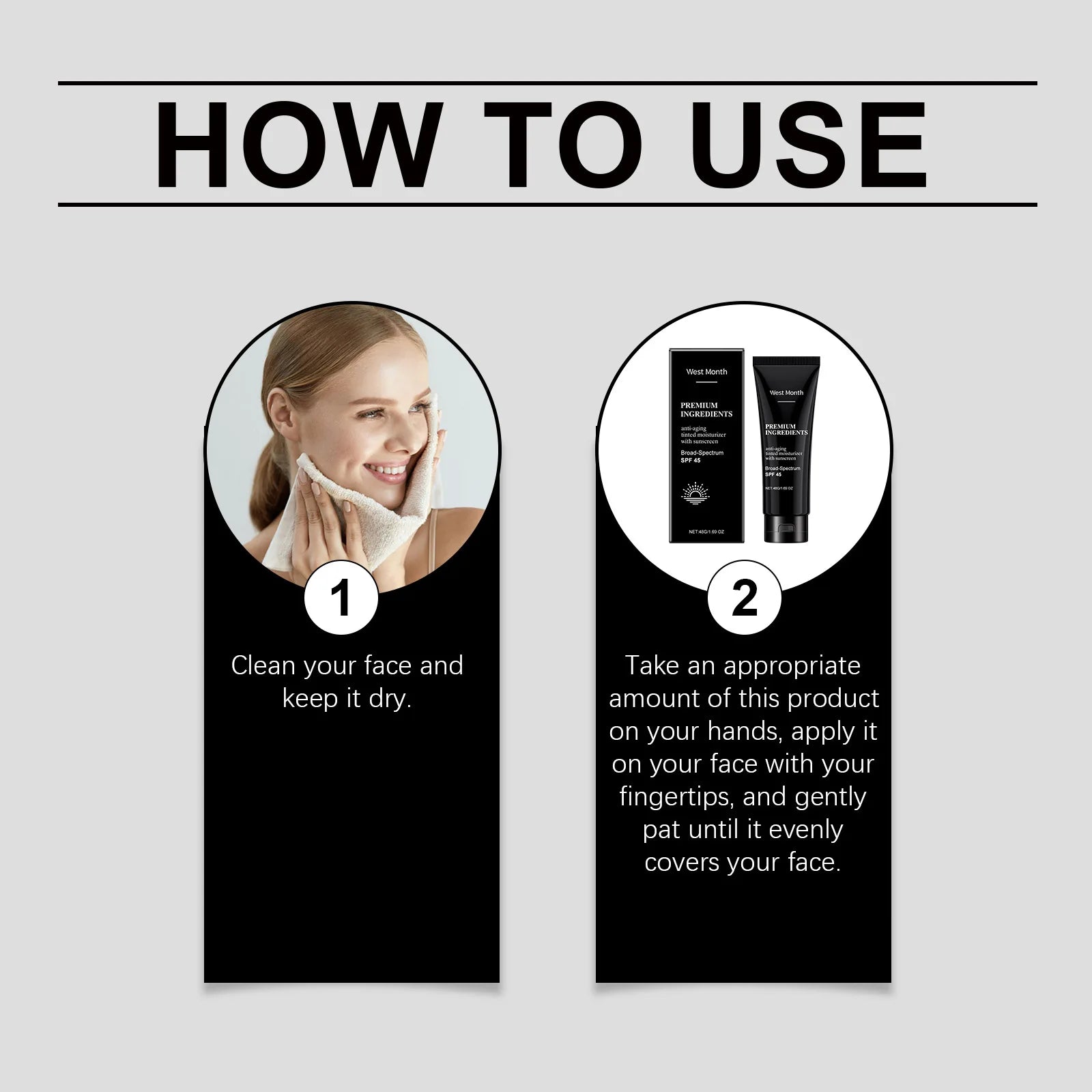 SPF45 Broad Spectrum Waterproof Sunscreen Cream