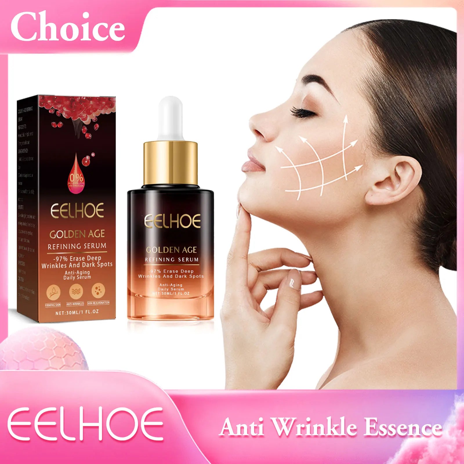 Refining Face Essence – Hydrating & Firming Serum for Fine Lines and Pores