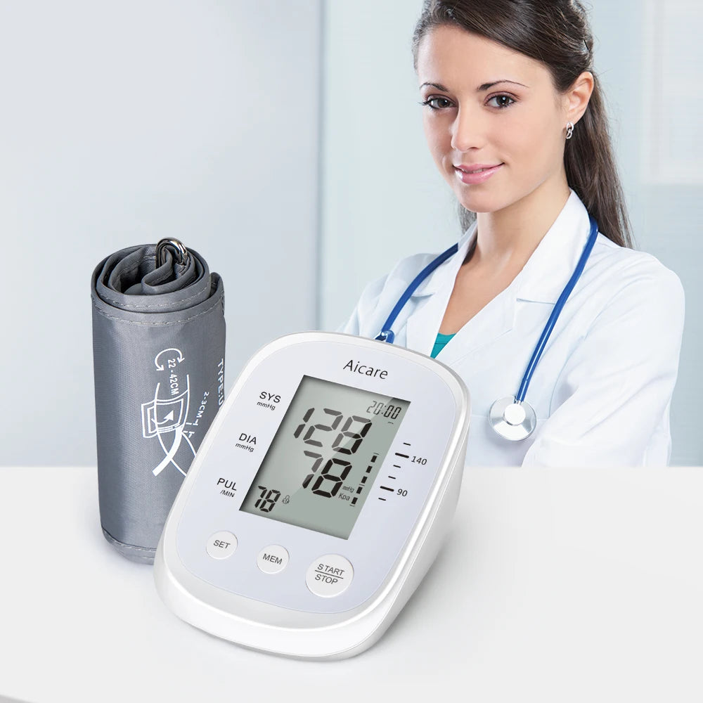 AICARE Upper Arm Digital Blood Pressure Monitor